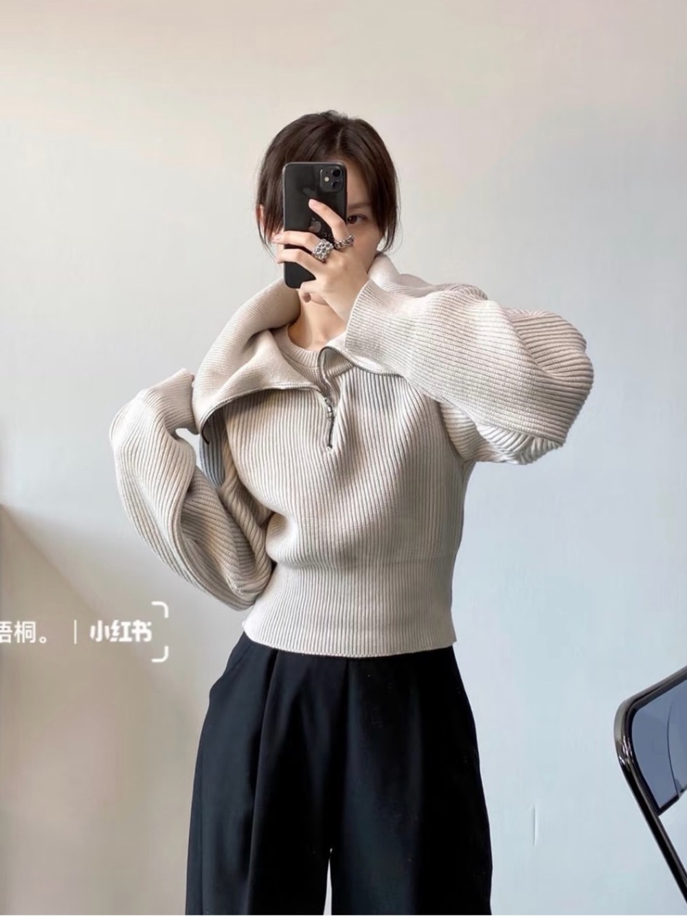 NWT Jacquemus La Maille Risoul Sweater size36 Beige